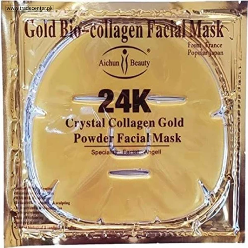 AICHUN BEAUTY 5PCS 24K Gold Gel Collagen Crystal Facial Masks