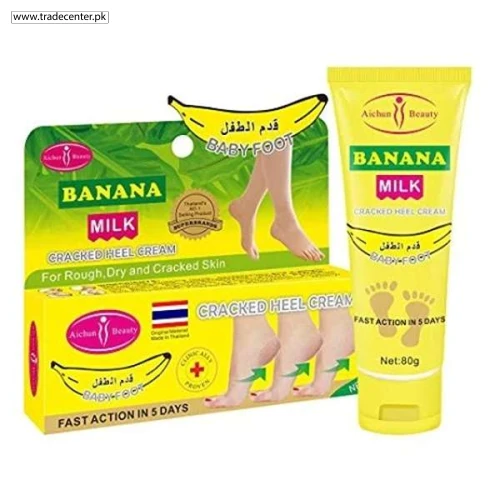 AICHUN BEAUTY Cracked Heel Cream Foot Care Banana Milk Cream Rough Dry Skin Baby Foot