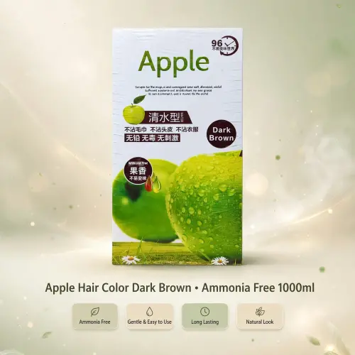 Apple Hair Color Dark Brown Ammonia Free 1000ml | Online in Pakistan TradeCenter.PK