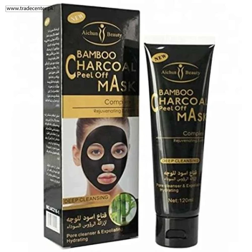 Bamboo Charcoal Peel Off Mask Complex Rejuvenating System Deep Cleansing Exfoliating Hydrating