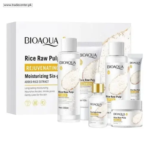 BIOAQUA Rice Raw Pulp Glow Moisturizing Kit