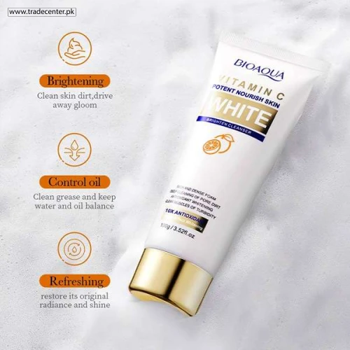 Bioaqua Vitamin C Glowing Brighten Cleanser