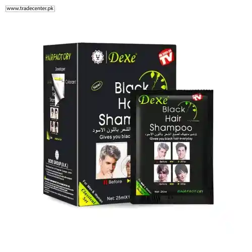 Black Hair Shampoo-Dexe Black Hair Shampoo For Natural Hair, Temporary Instant Hair Dye Maintain For Men And Women