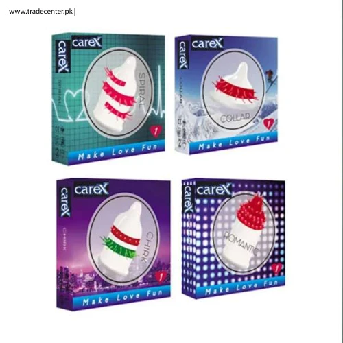 Carex Pack Of 4 Spike Condom