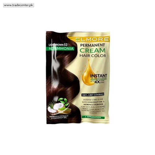 Elmore Cream Light Brown 53 Hair Color