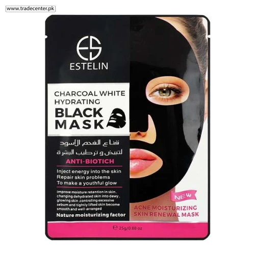 Estelin Charcoal White Hydrating Black