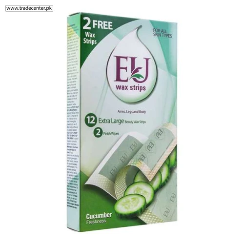 Eu Wax Strips Cucumber 12 Strips