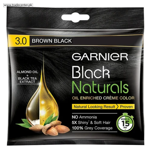 Garnier 3 Brown Black Natural Hair Color