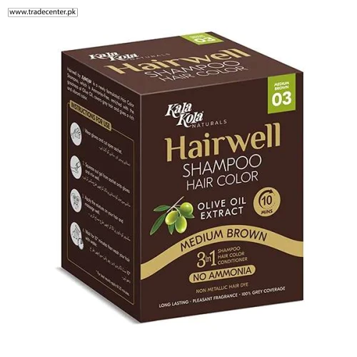 Hairwell Hair Color Medium Brown