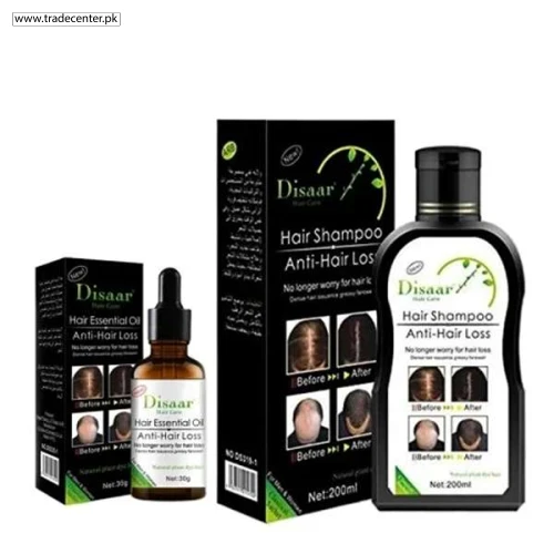 2 In 1 Hair Growth Essential Oil & Anti-Hair Loss Shampoo Growth Hair Shampoo - Shop Online Pakistan