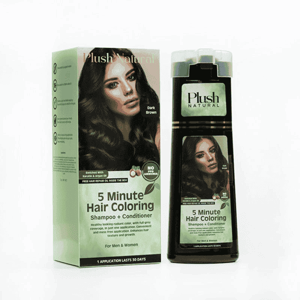5 Minute Hair Coloring Shampoo + Conditioner (Dark Brown) - Shop Online Pakistan