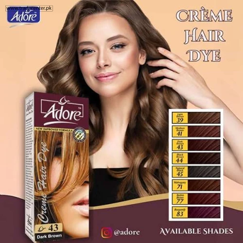 Adore 43 Dark Brown Hair Color - Shop Online Pakistan
