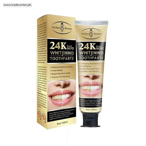 Aichun Beauty 24K Gold Whitening Toothpaste - Shop Online Pakistan