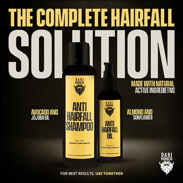 Anti Hairfall Oil - Dari Mooch - Shop Online Pakistan
