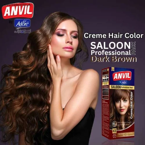 Anvil Saloon Pack 43 Dark Brown Hair Color - Shop Online Pakistan