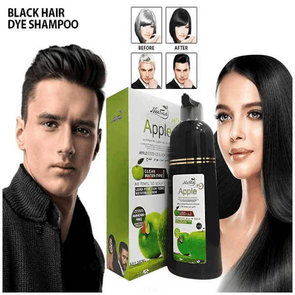 Apple Hair Colour Shampoo Natural Black - Shop Online Pakistan