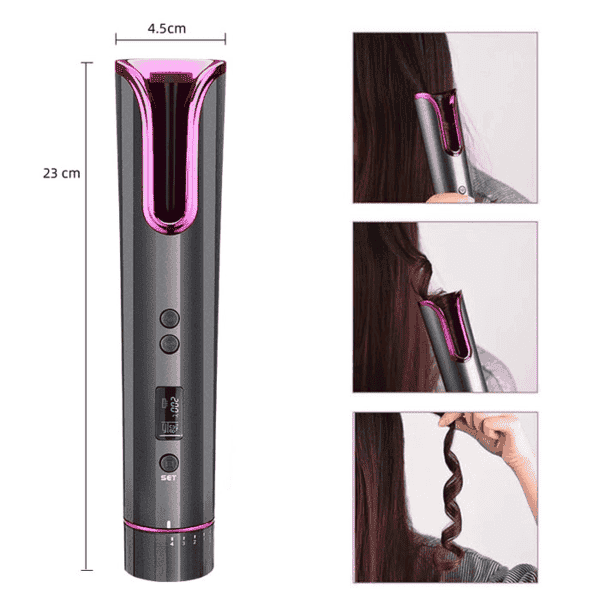 Automatic Hair Curler USB Charging Hair Straightener