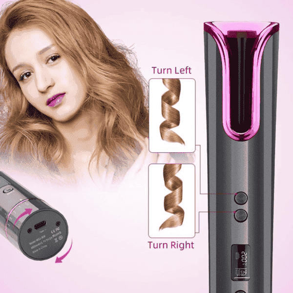 Automatic Hair Curler USB Charging Hair Straightener - Shop Online Pakistan