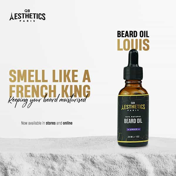 Beard Oil Louis By QB Aesthetics Paris