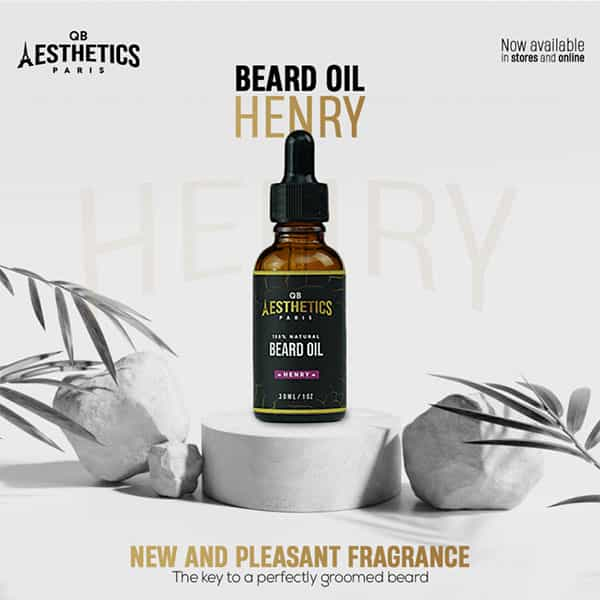 Beard Oil Louis By QB Aesthetics Paris