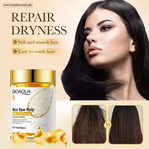 Bioaqua Rice Hair Essential Oil Price In Pakistan | Order Now - Shop Online Pakistan Bioaqua Rice Raw Pulp Hair Essential Oil - Shop Online Pakistan