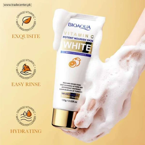 Bioaqua Vitamin C Glowing Brighten Cleanser Price In Pakistan | Order Now - Shop Online Pakistan Bioaqua Vitamin C Glowing Brighten Cleanser - Shop Online Pakistan