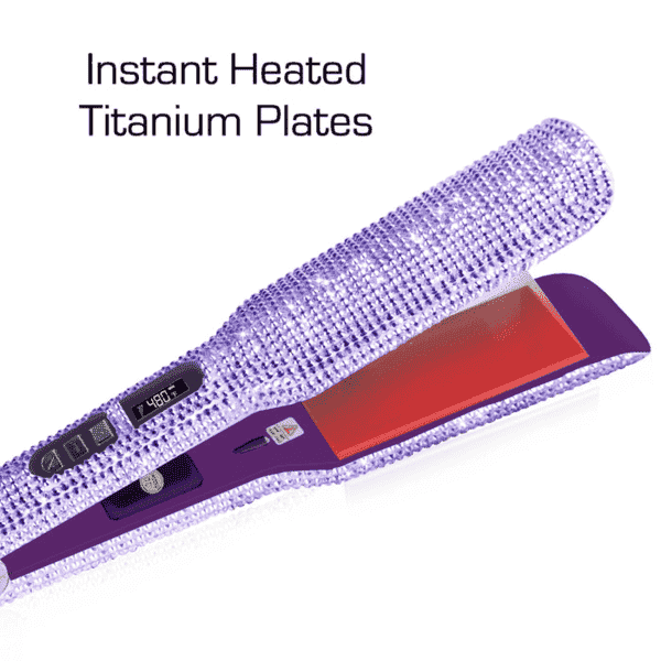 Crystal Hair Straightener Flat Irons Tools - Shop Online Pakistan