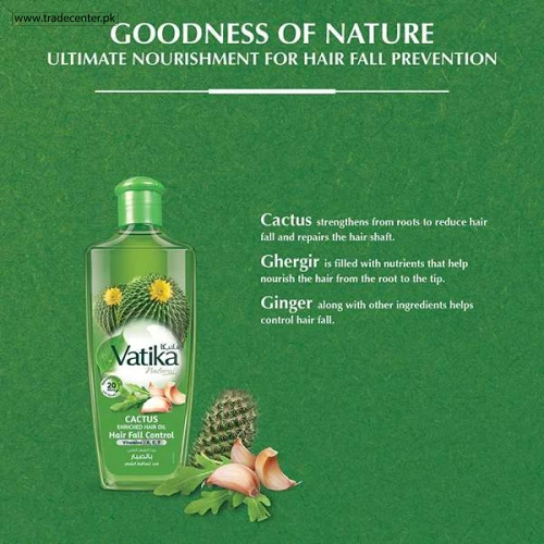 Dabur Vatika Cactus Naturals Oil - Shop Online Pakistan