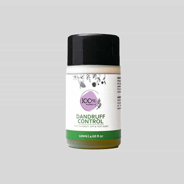 Dandruff Control Hair Oil - 100% Wellness Co - Shop Online Pakistan