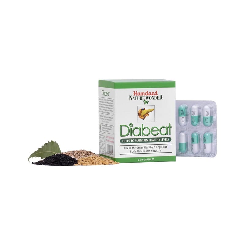 Diabeat Hamdard Nature Wonder Capsules - Shop Online Pakistan