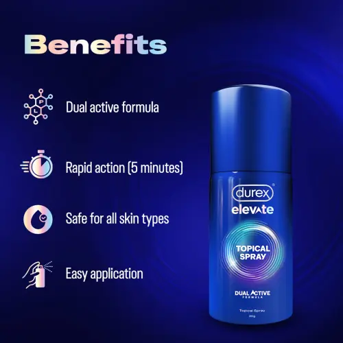 Durex Elevate Climax Delay Spray - Shop Online Pakistan