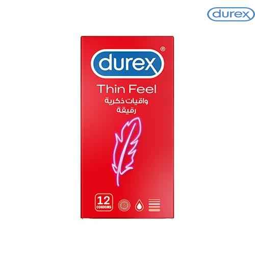 Durex Feel Thin Condoms 12 Pack - Shop Online Pakistan