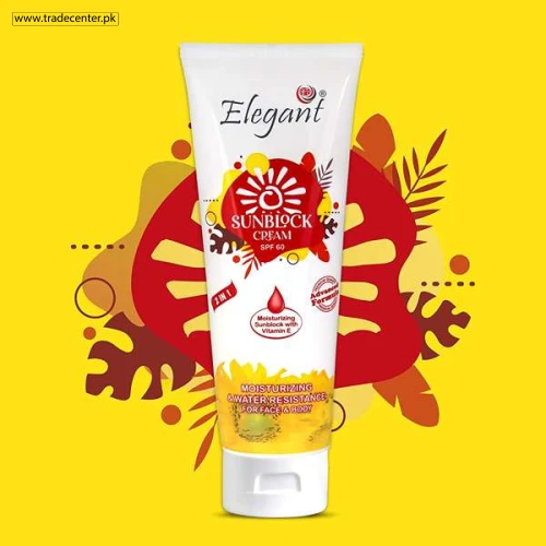 Elegant Sunblock Cream Spf 60 Price In Pakistan | Order Now - Shop Online Pakistan Elegant Sunblock Cream Spf 60 - Shop Online Pakistan