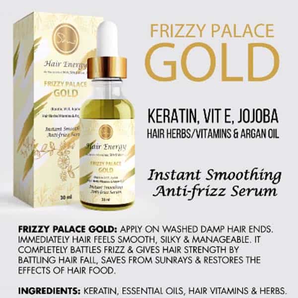 Frizzy Palace Gold Hair Serum - Hair Energy