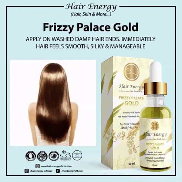 Frizzy Palace Gold Hair Serum - Hair Energy