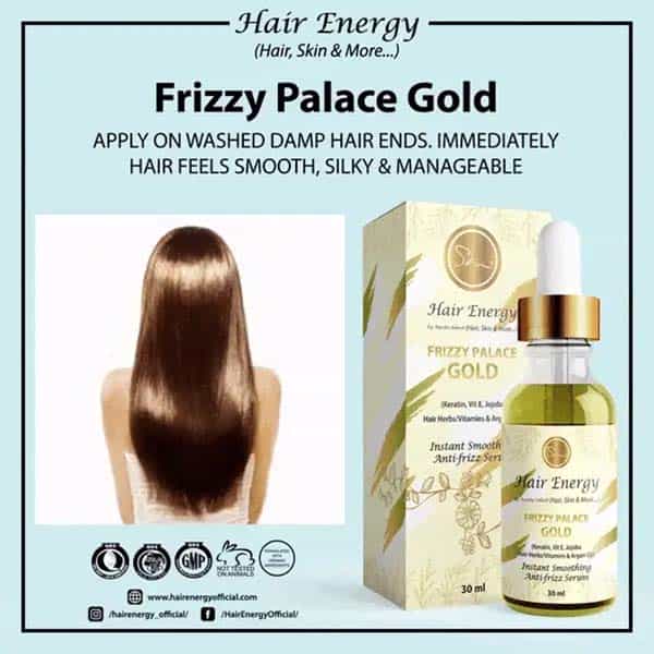 Frizzy Palace Gold Hair Serum - Hair Energy - Shop Online Pakistan