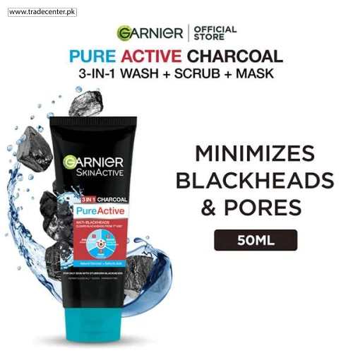 Garnier Pure Active Face Wash - Shop Online Pakistan
