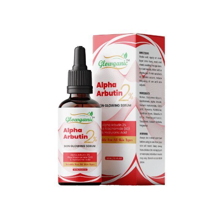 Glowganic Alpha arbutin Serum - Shop Online Pakistan
