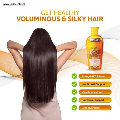 Hemani Almond Hair Oil - Shop Online Pakistan
