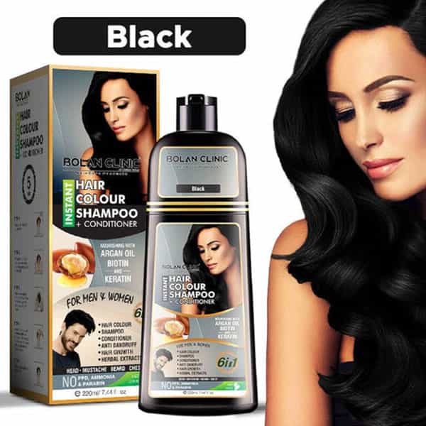 Instant Hair Color Shampoo + Conditioner (Light Brown) – A Blend Of Herbal Extracts
