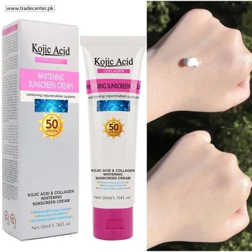 Kojic Acid Whitening Sunscreen Cream - Shop Online Pakistan