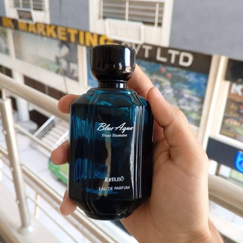 Lamusê Blue Aqua Pour Homme Perfume - Shop Online Pakistan