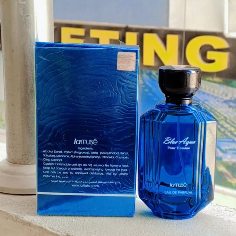 Lamusê Blue Aqua Pour Homme Perfume - Shop Online Pakistan