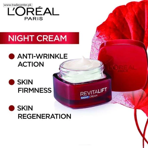 Loreal Paris Revitalift Moisturizing Night Cream Price In Pakistan | Order Now - Shop Online Pakistan Loreal Paris Revitalift Moisturizing Night Cream - Shop Online Pakistan