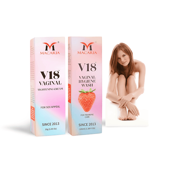 Macaria V18 Vaginal Tightening Cream Gel + Vaginal Wash - Shop Online Pakistan