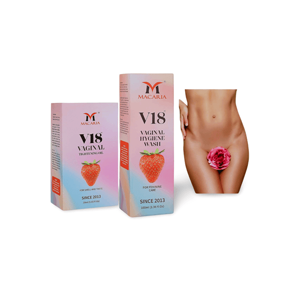 Macaria V18 Vaginal Tightening Oil & Wash - Shop Online Pakistan