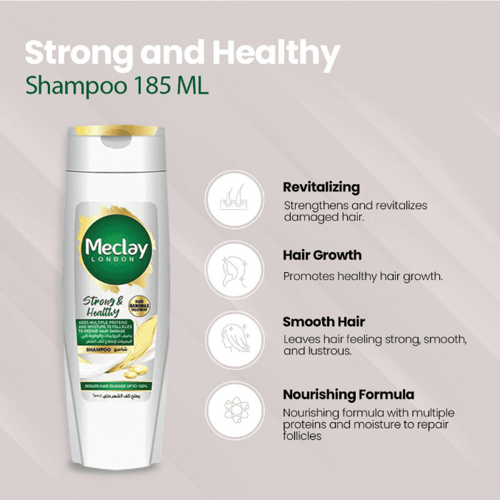 Meclay London Strong & Healthy Shampoo - Shop Online Pakistan