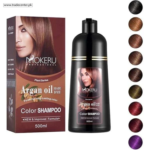 Mokeru Argan Oil Hair Color Shampoo - Shop Online Pakistan