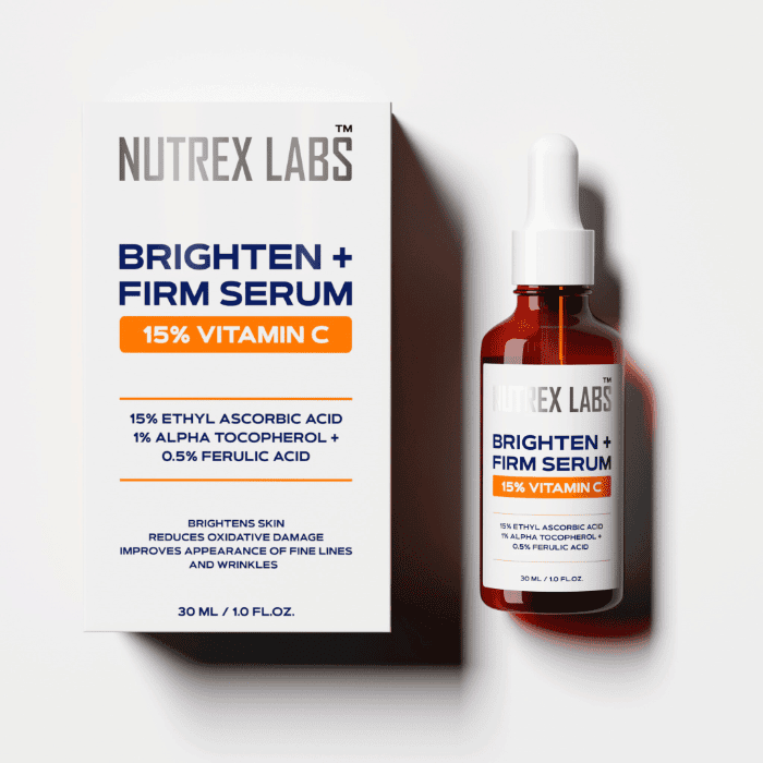 Nutrex Labs Brighten Firm Serum Vitamin C - Shop Online Pakistan