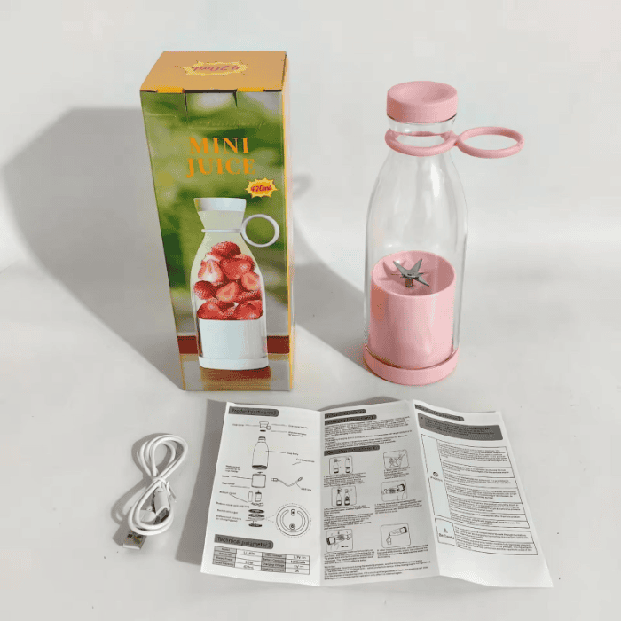 Portable Rechargeable Blender Bottle Juicer - Shop Online Pakistan